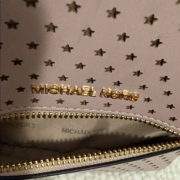 Michael Kors Blush Star-Patterned Mini Backpack - Picture 10 of 10